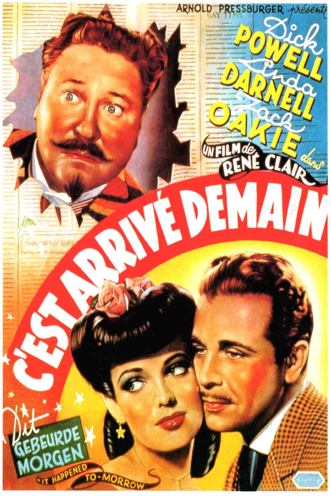 C'est arrivé demain poster