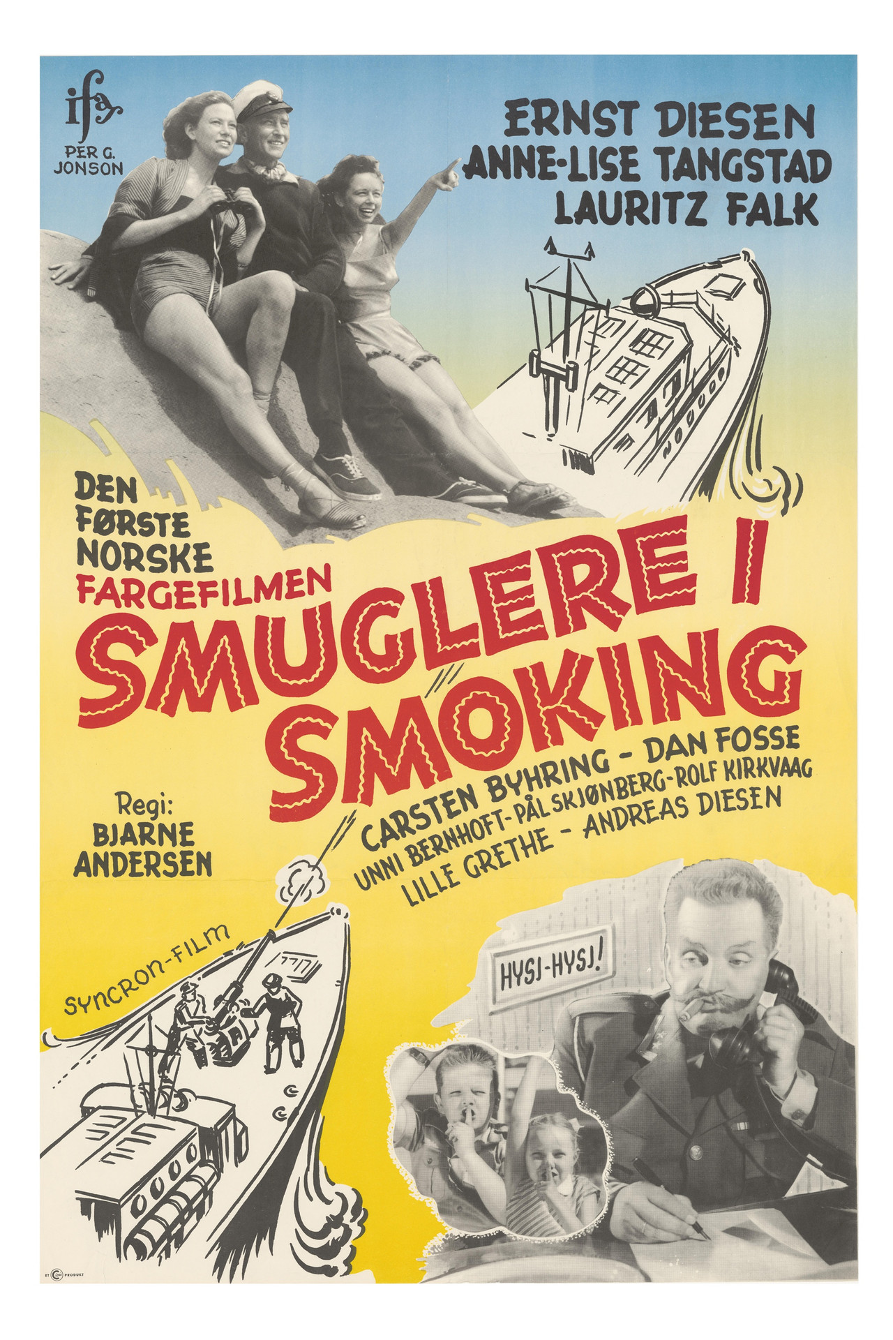 Smuglere i smoking Backdrop