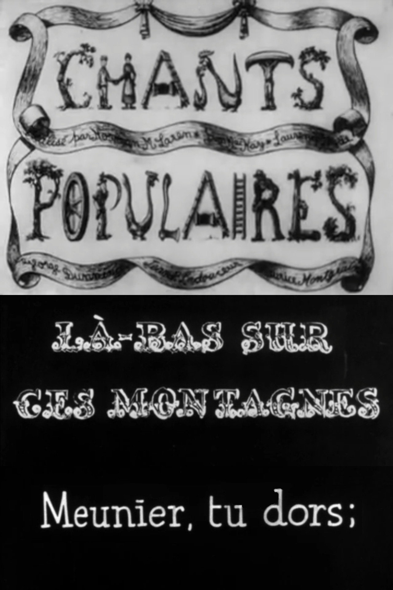 Chants populaires nº 3 filmaffisch