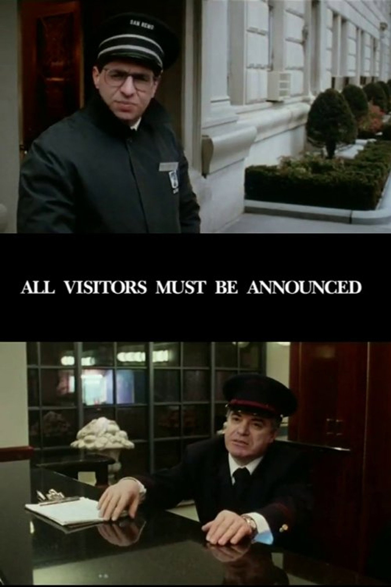 All Visitors Must Be Announced: The Lives and Loves of Doormen in New York City filmaffisch