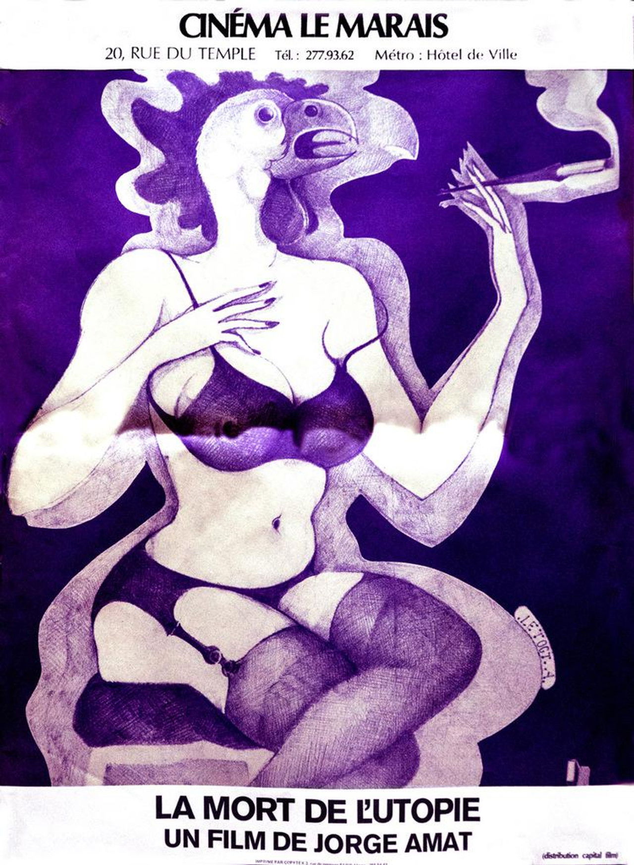 La mort de l'utopie Backdrop