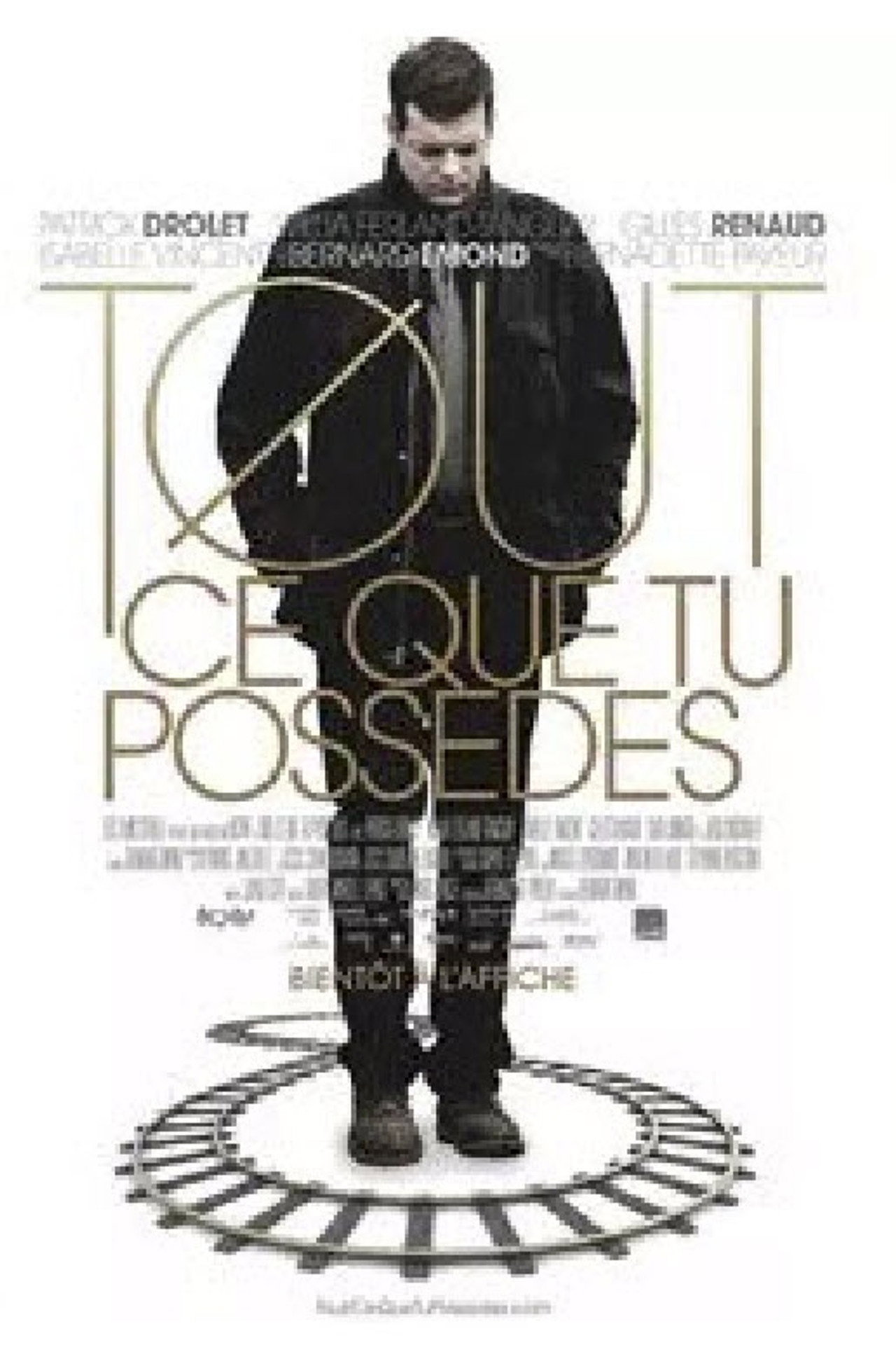 Tout ce que tu possèdes filmaffisch