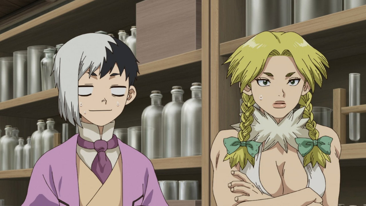 Dr. STONE backdrop