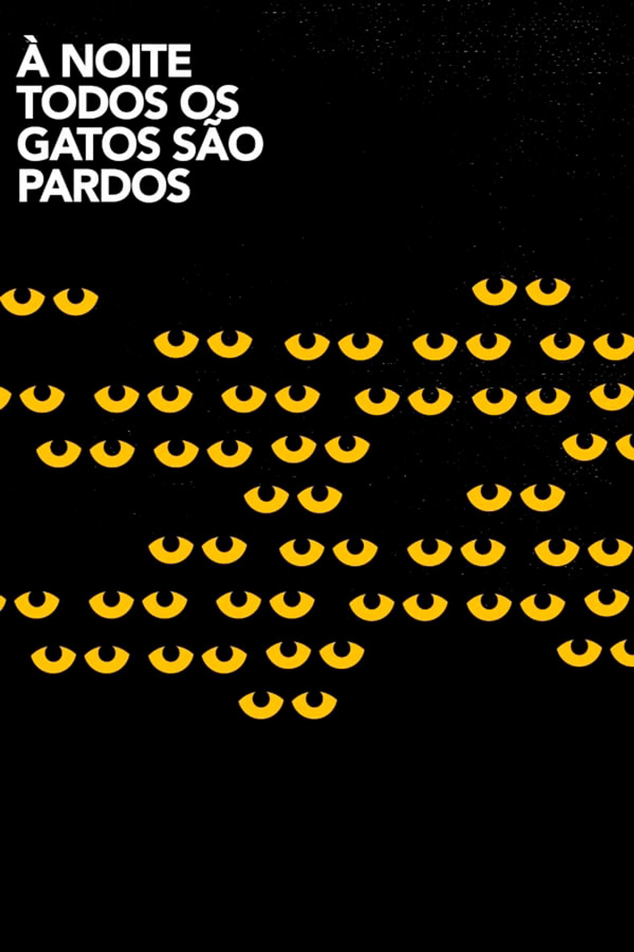 À noite todos os gatos são pardos filmaffisch