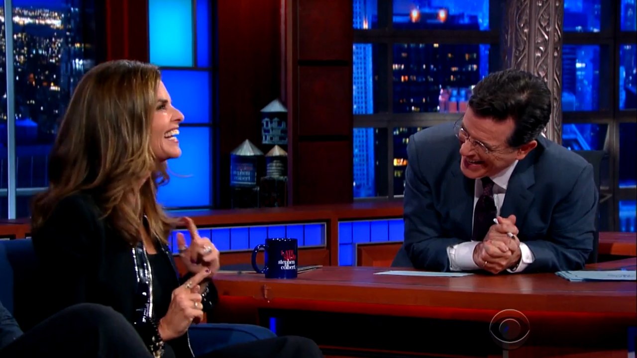 The Late Show with Stephen Colbert - Season 1 Episode 13 : Andrew Sullivan, Maria Shriver, Jim Gaffigan, Archbishop Thomas Wenski, YMCA Jerusalem Youth Chorus, the Choir of St. Jean Baptiste