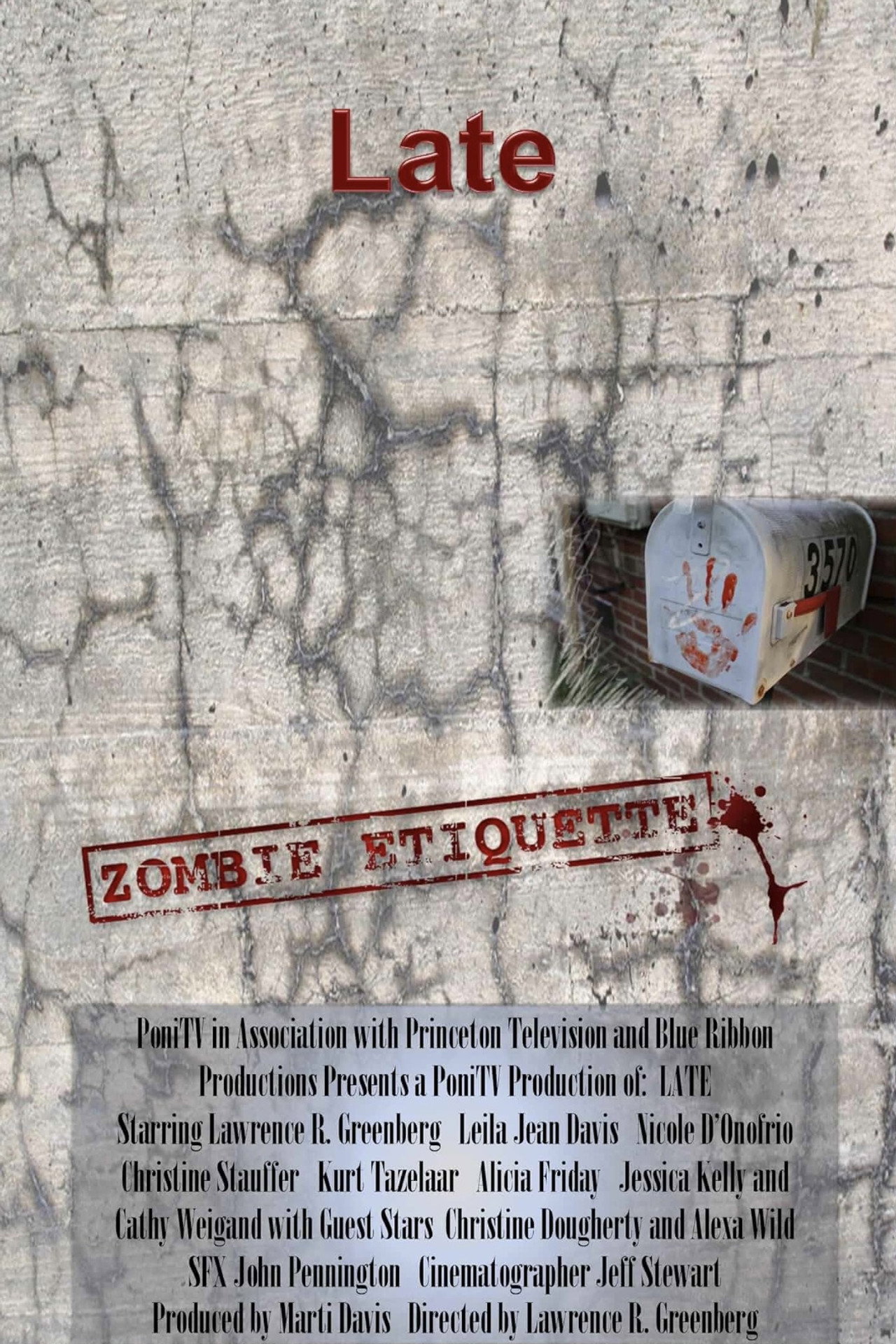 Late: Zombie Etiquette Backdrop