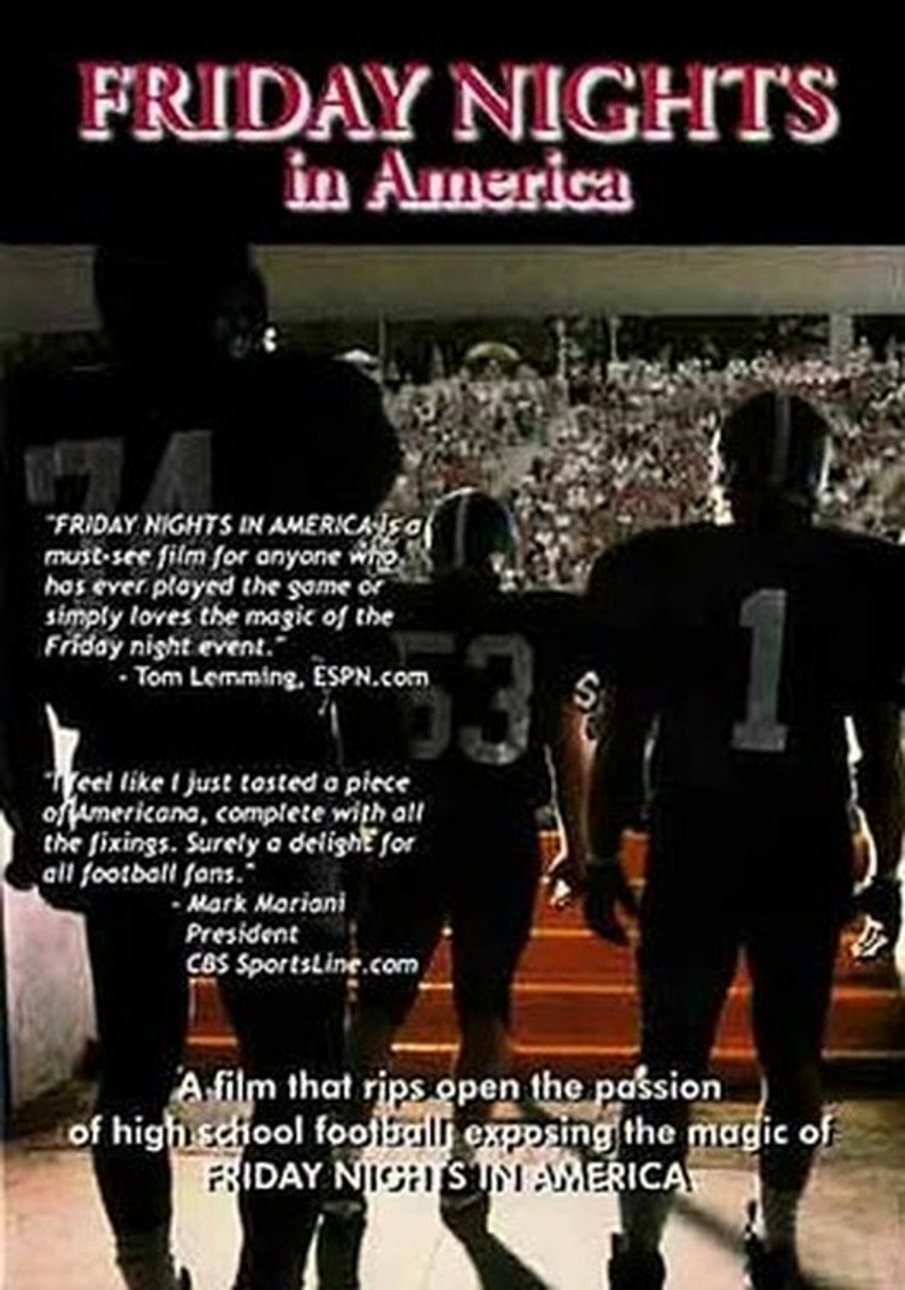 Friday Nights in America poster