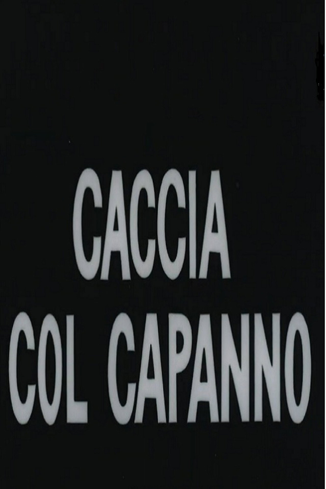 Caccia col capanno filmaffisch