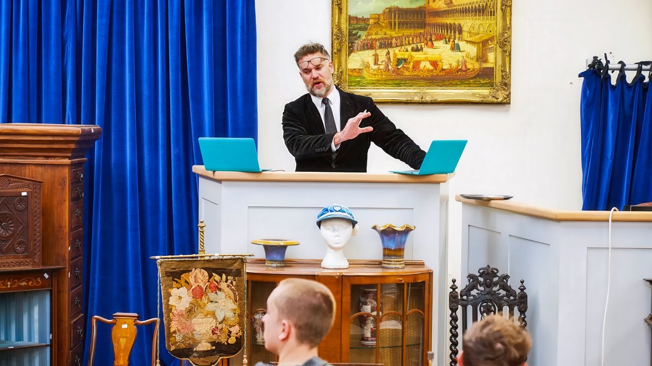 Secret Life of the Auction House backdrop