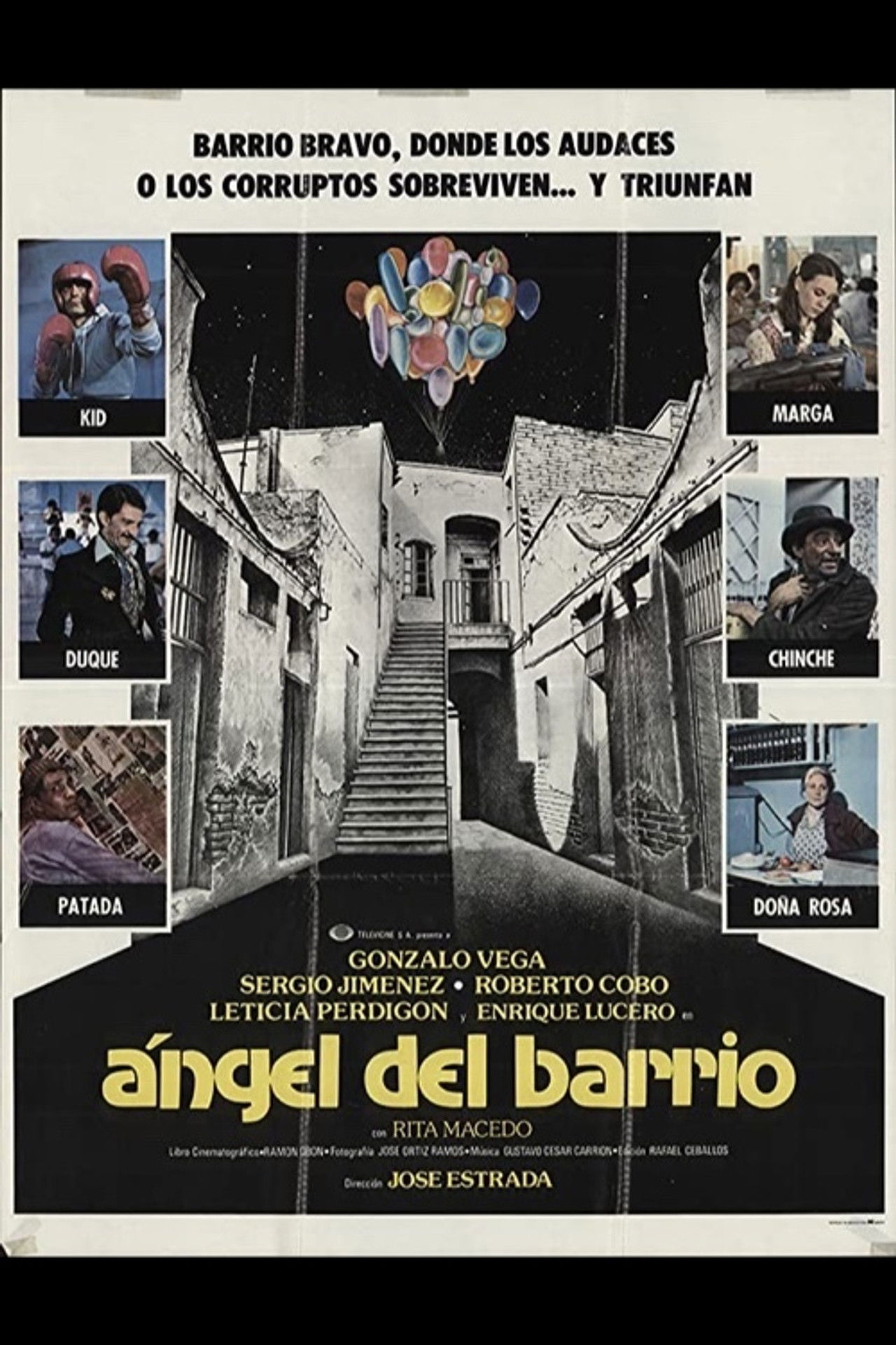 Angel del barrio Backdrop