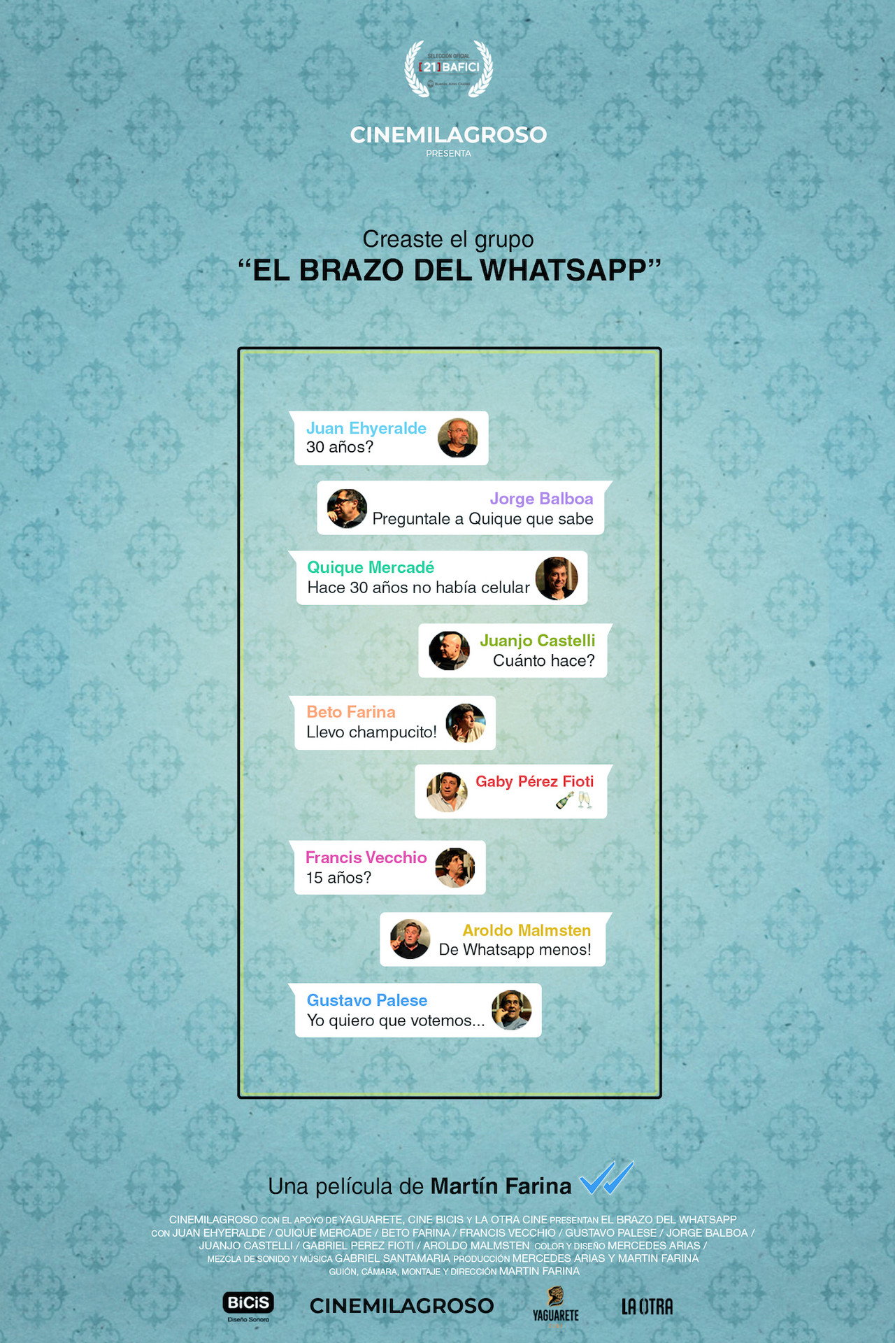 El brazo de Whatsapp filmaffisch