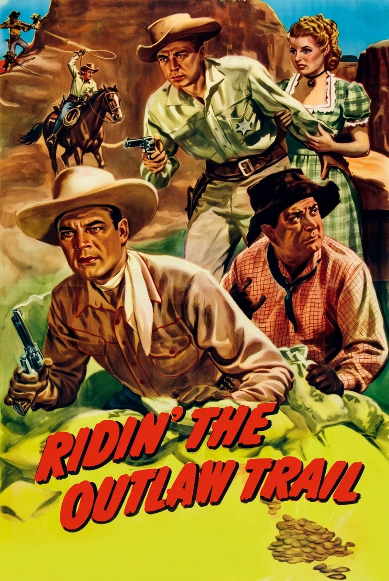 Ridin' the Outlaw Trail poster