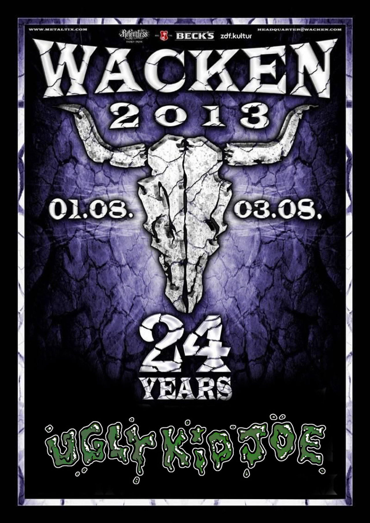Ugly Kid Joe: live at Wacken Open Air Backdrop