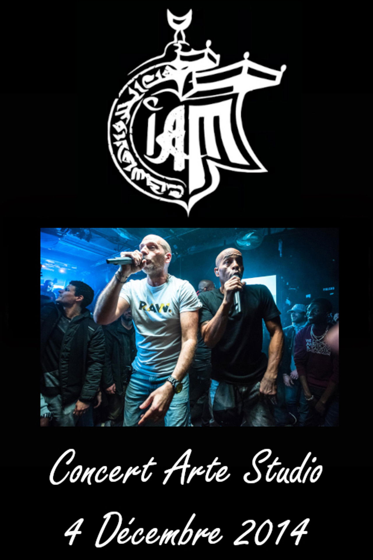 IAM Concert Arte Studio Backdrop