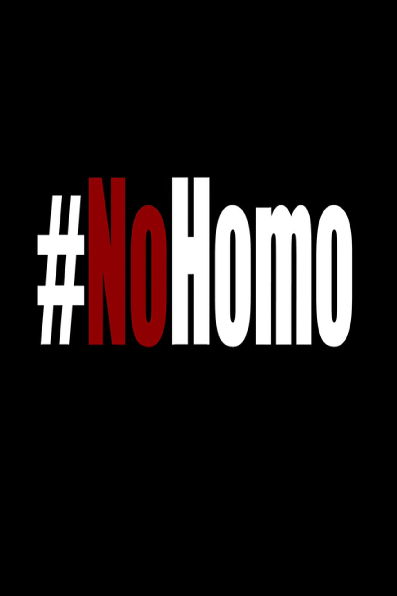 No Homo filmaffisch