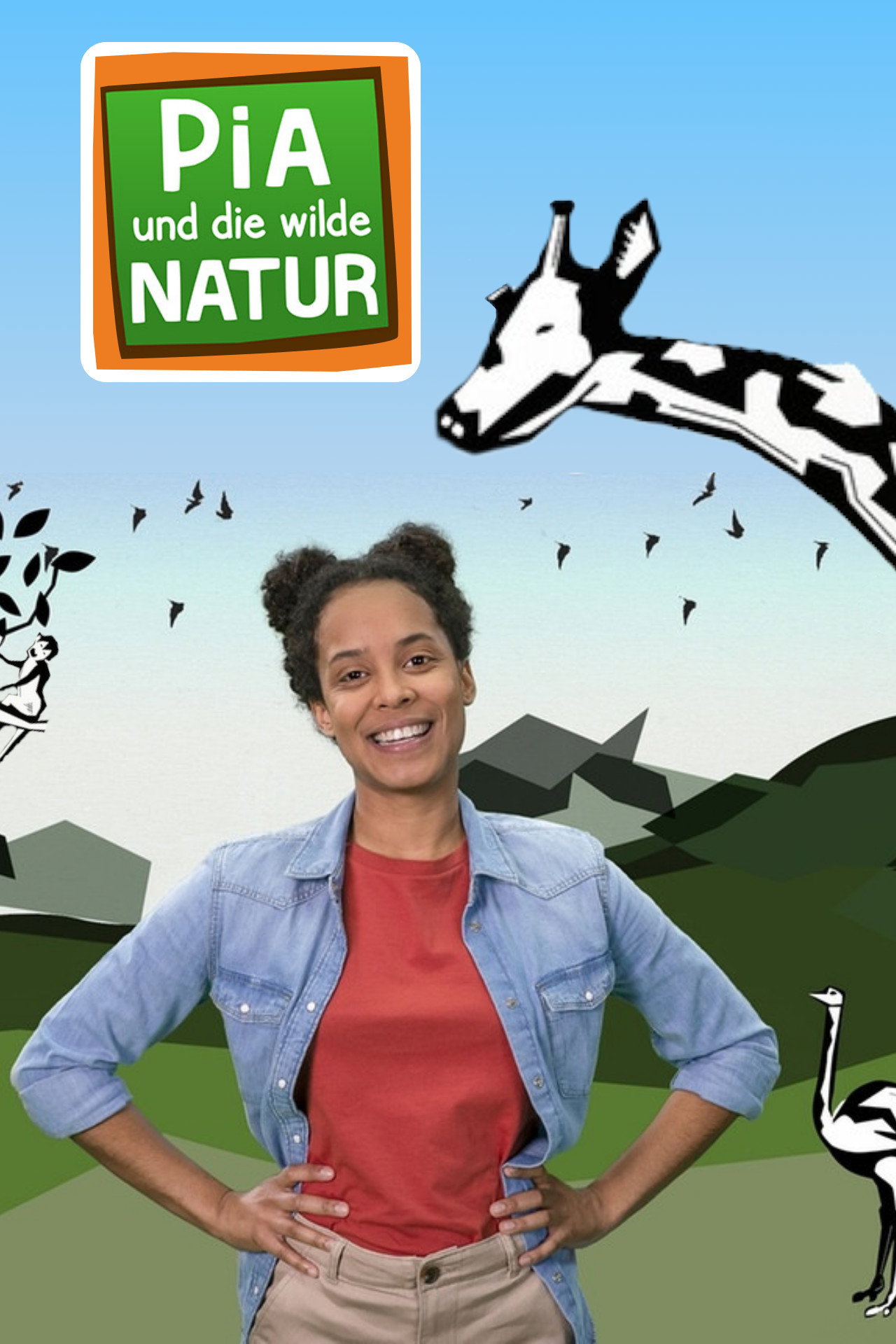 Pia und die wilde Natur affisch