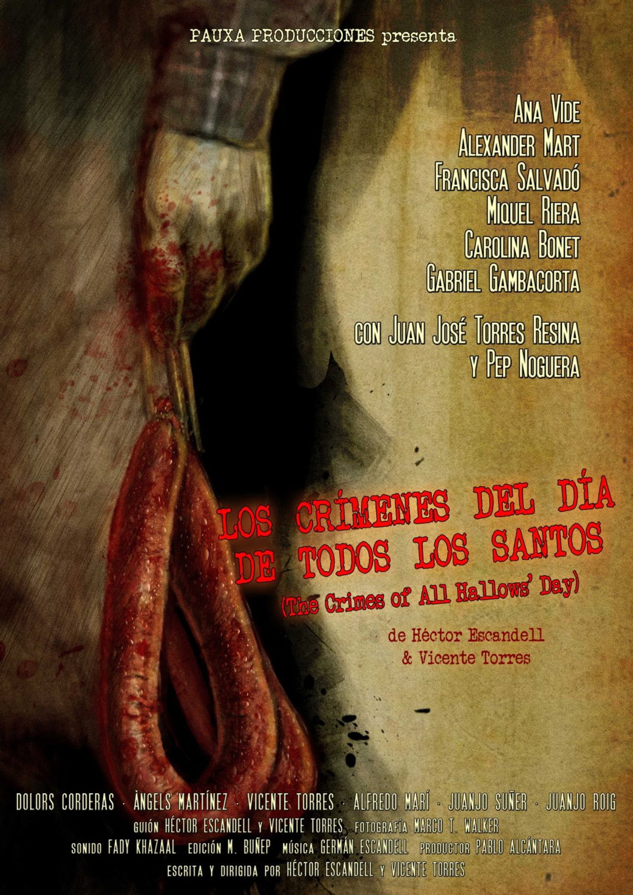 Los crímenes del día de todos los santos filmaffisch