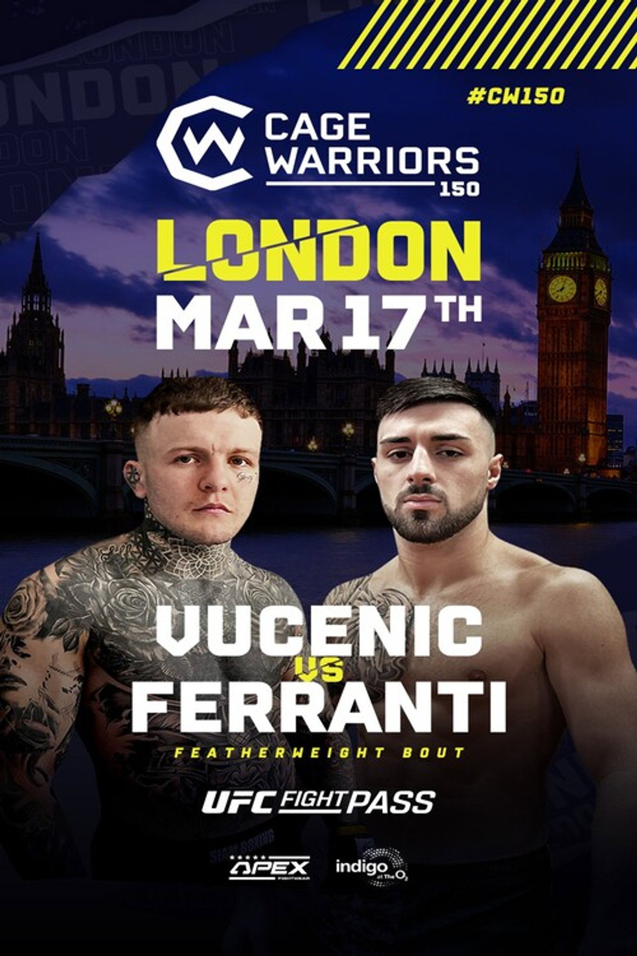 Cage Warriors 150: London filmaffisch