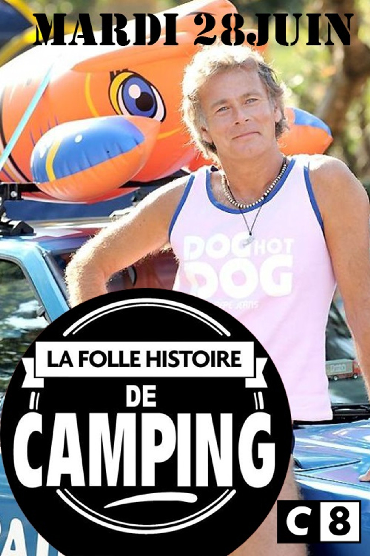 La Folle Histoire de Camping Backdrop