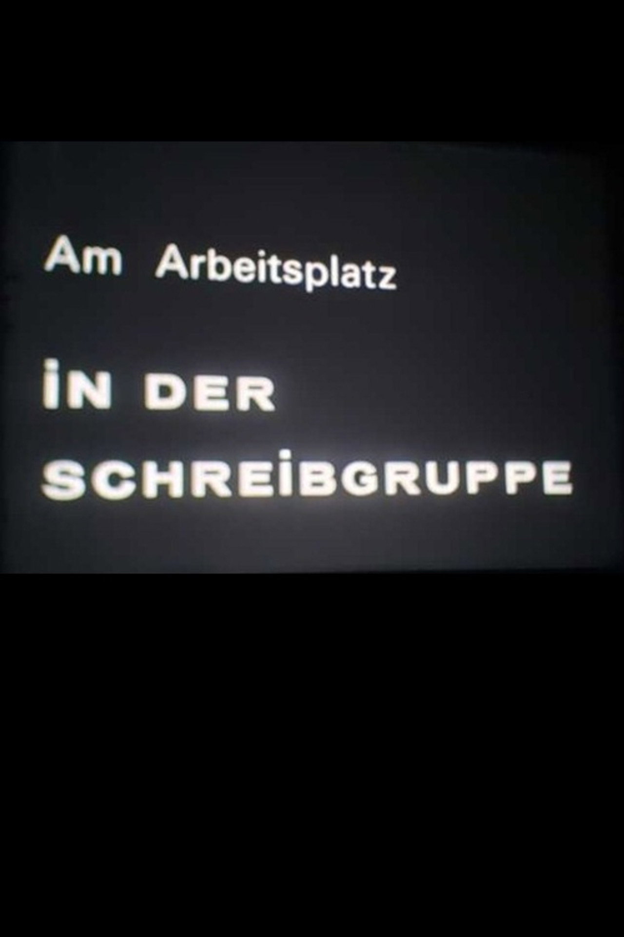In der Schreibgruppe