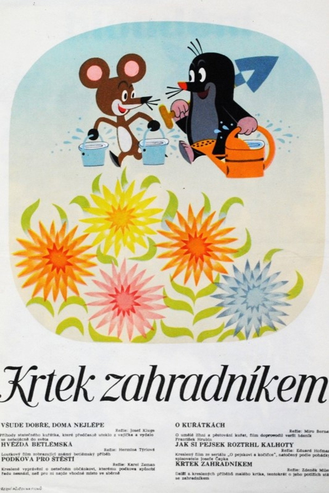 Krtek zahradníkem filmaffisch