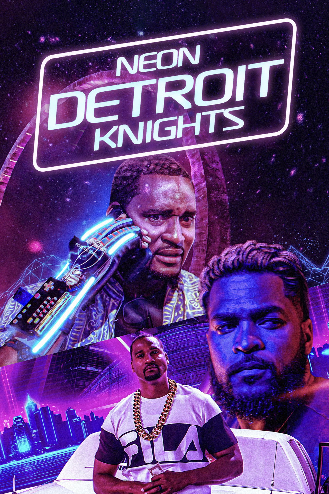 Neon Detroit Knights filmaffisch