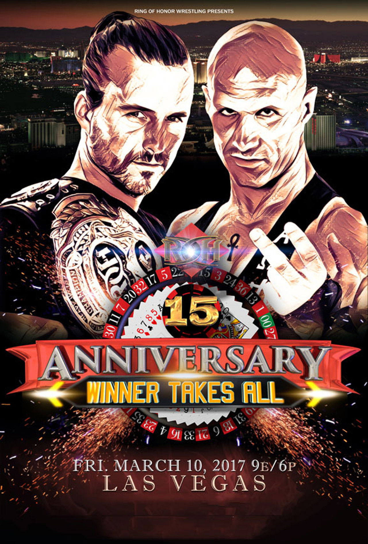 ROH: 15th Anniversary Backdrop