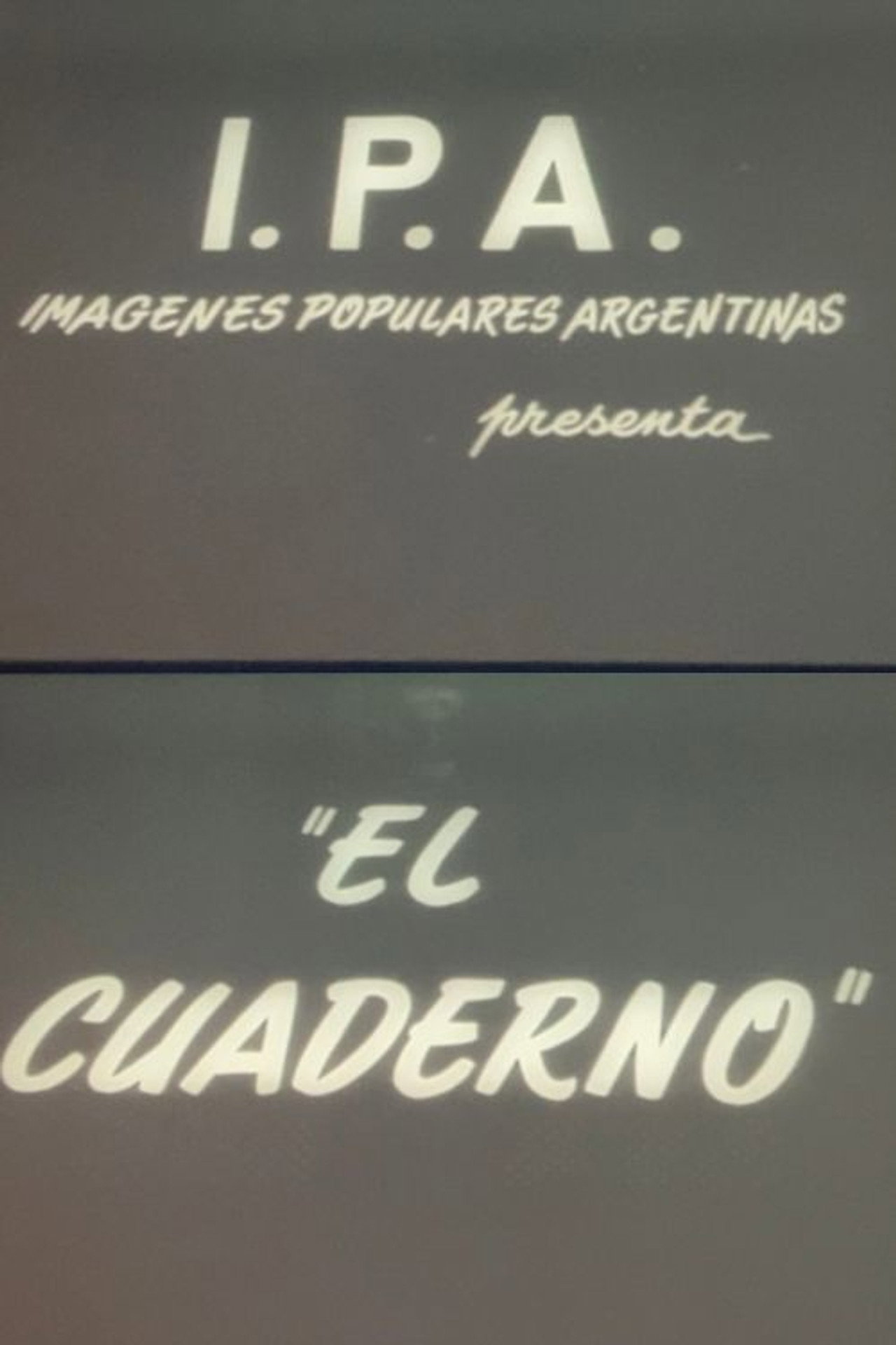 El cuaderno filmaffisch
