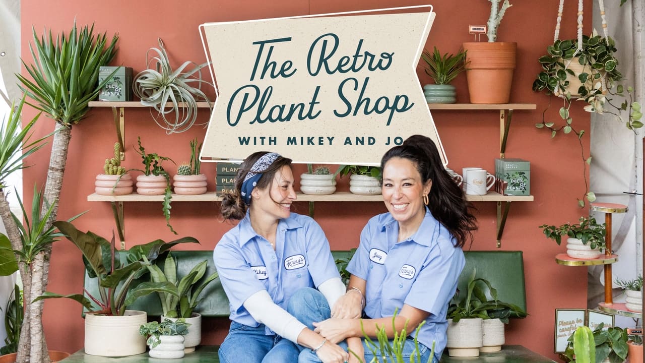 The Retro Plant Shop with Mikey and Jo background