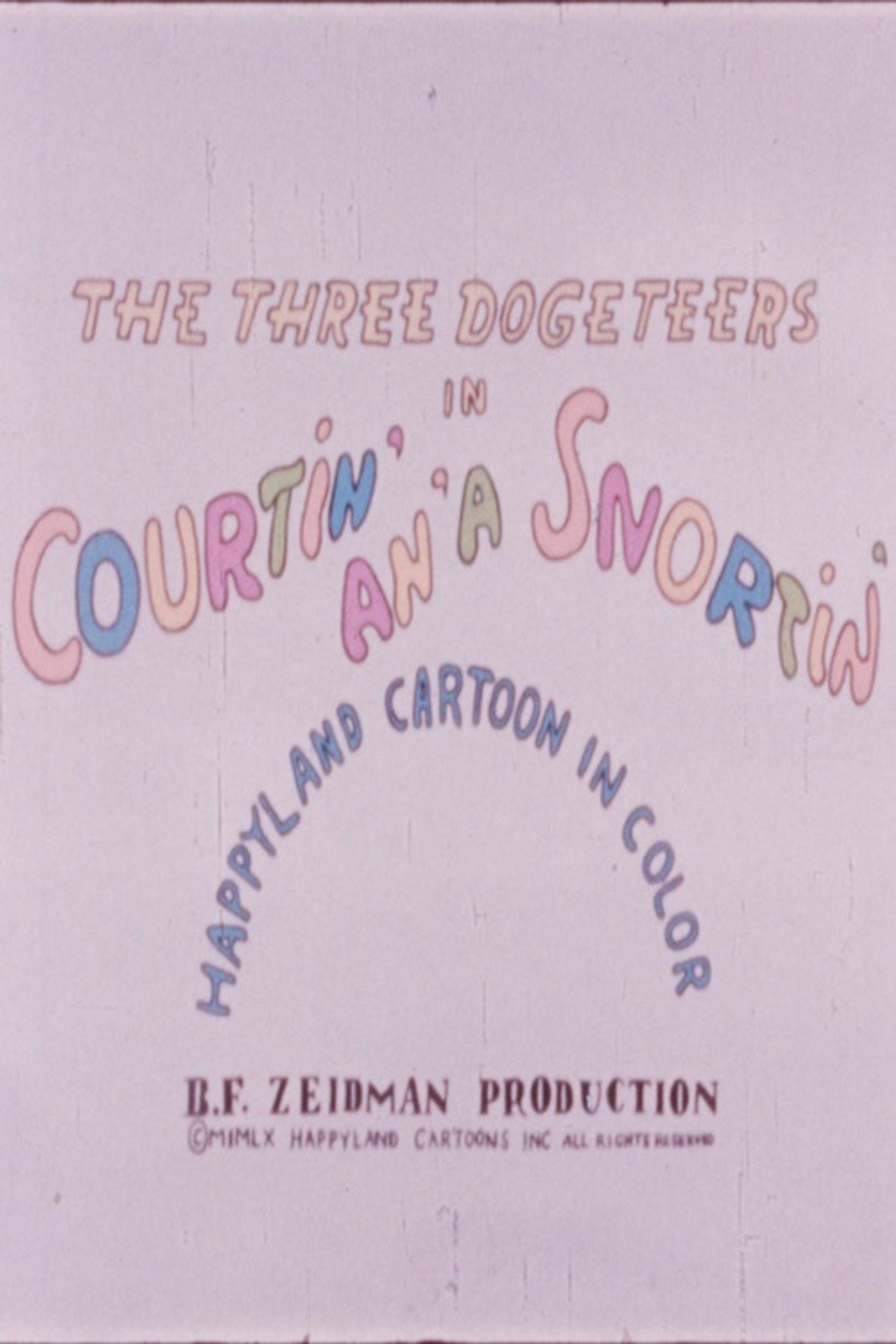The Three Dogeteers in Courtin' an'a Snortin'