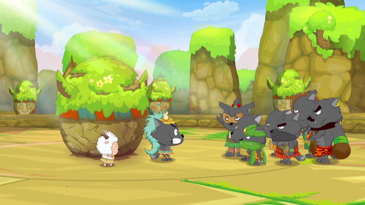 喜羊羊与灰太狼之原始世界历险记 — Épisode 57