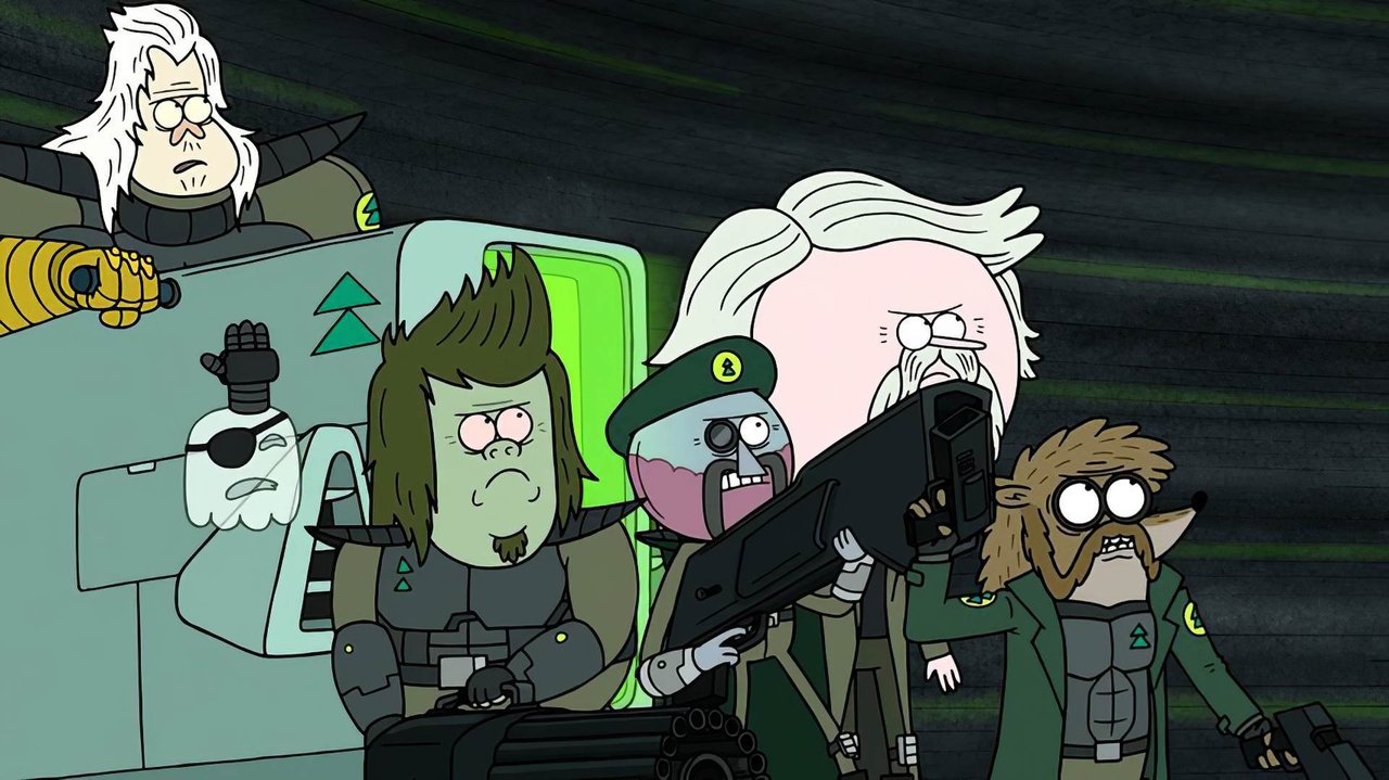 Scen från Regular Show: The Movie