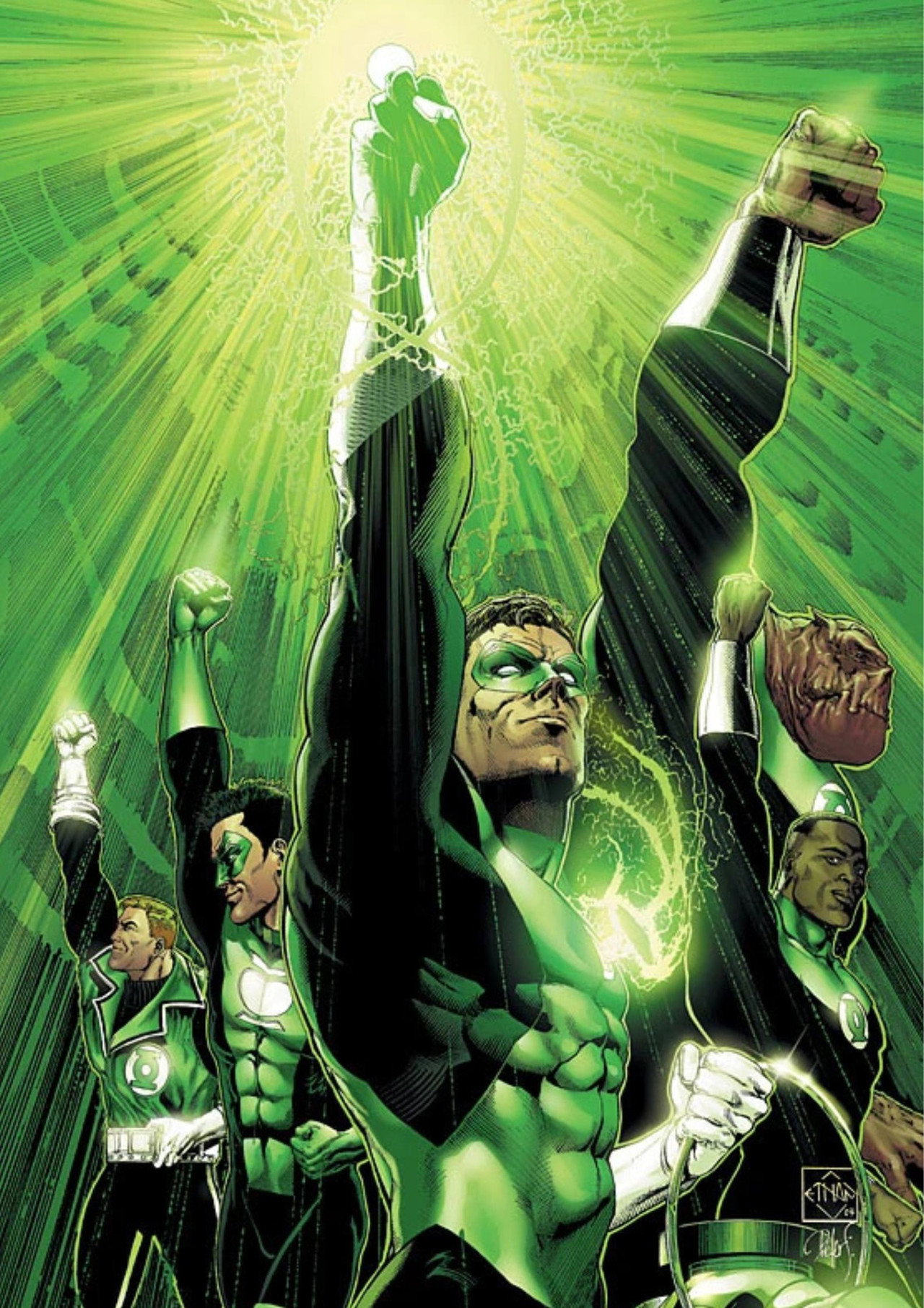 The Universe According to Green Lantern Backdrop