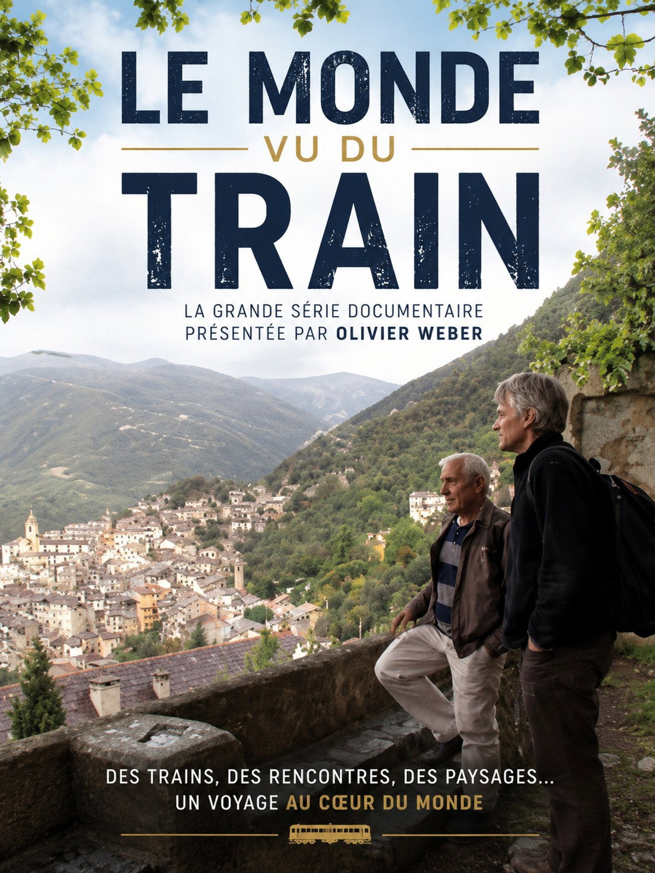 Le Monde vu du train affisch