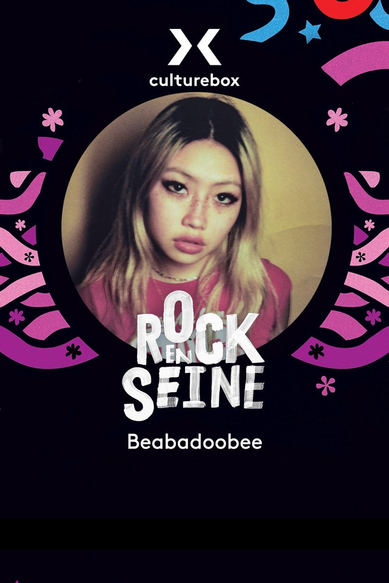 Beabadoobee - Rock en Seine 2022 filmaffisch