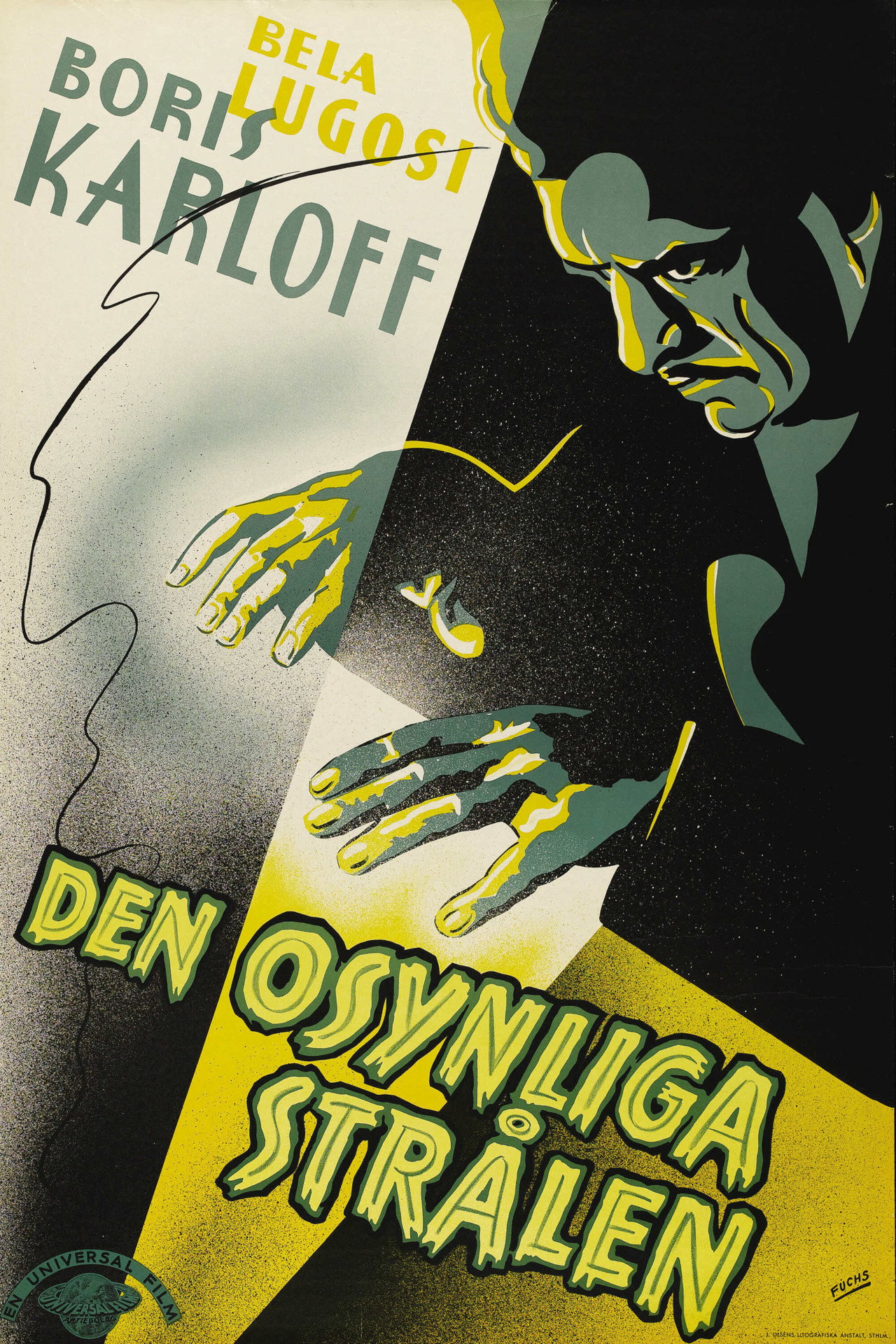 Den osynliga strålen filmaffisch