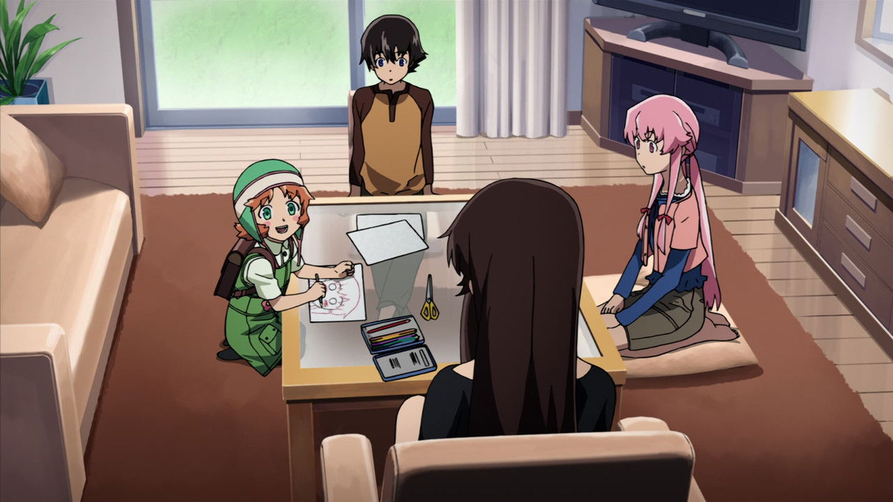 The Future Diary backdrop