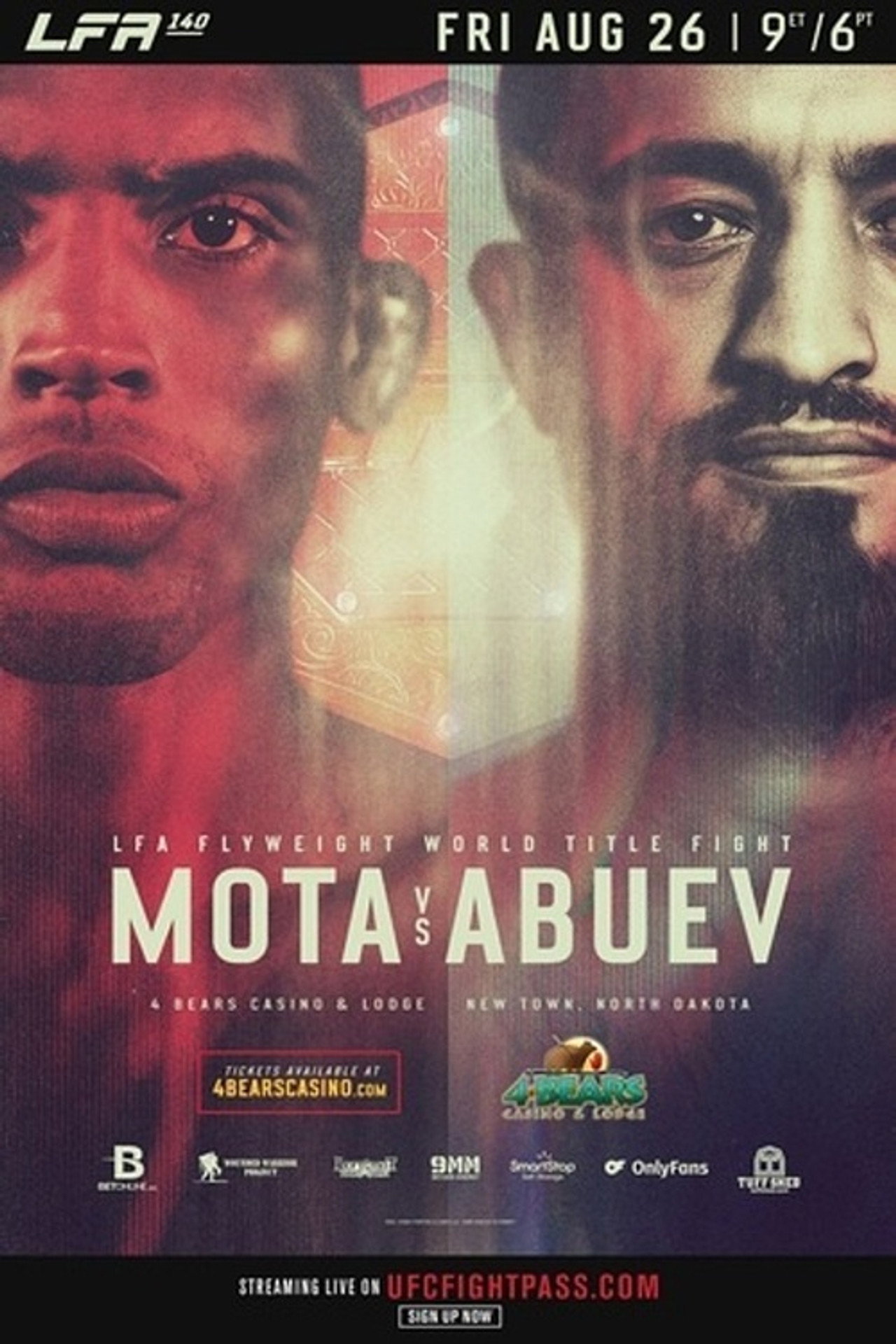 LFA 140: Mota vs. Abuev poster
