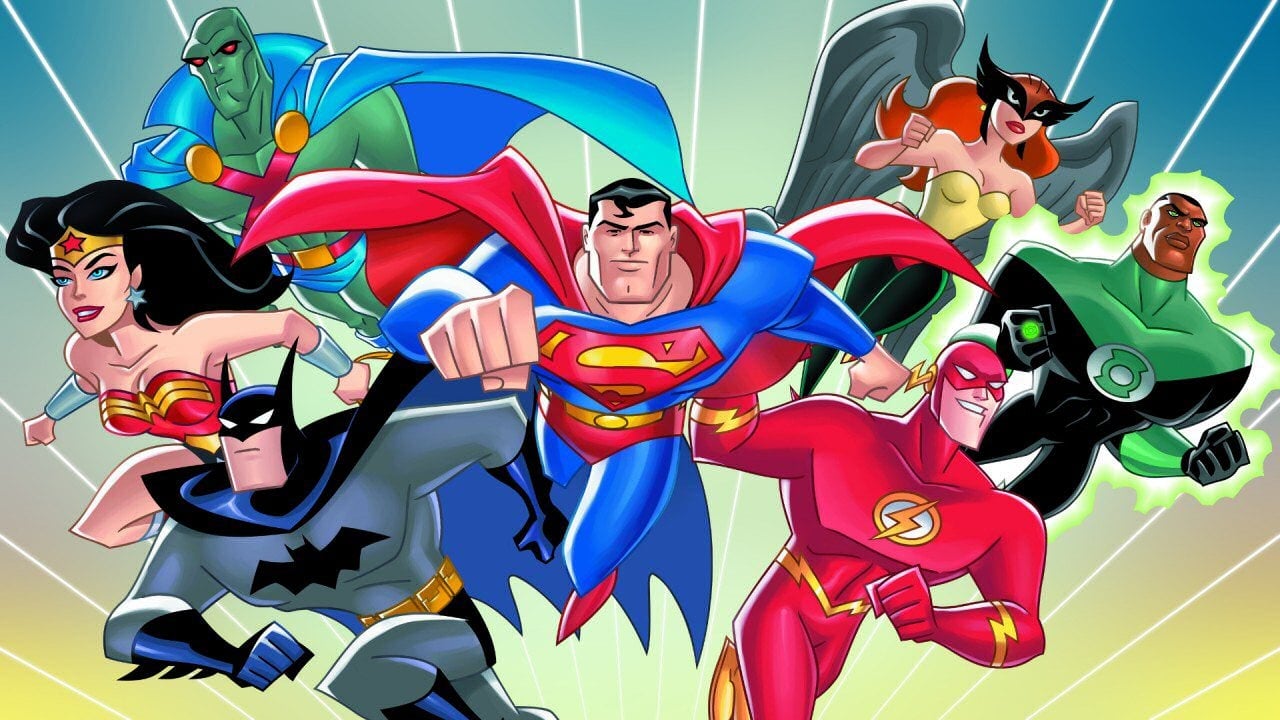 Scen från Justice League: Secret Origins