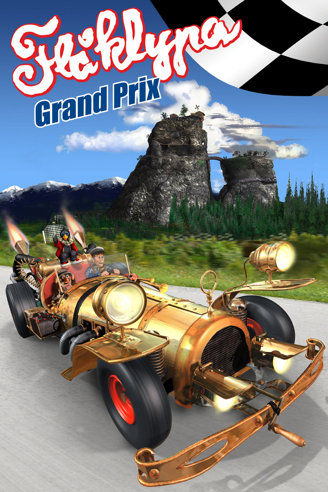 Flåklypa Grand Prix filmaffisch