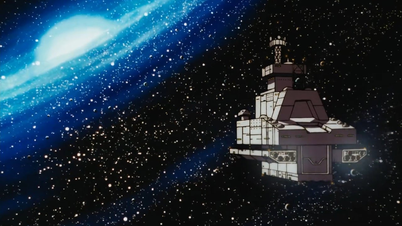 Cinematic still from the movie Doraemon: Nobita and the Galaxy Super-express