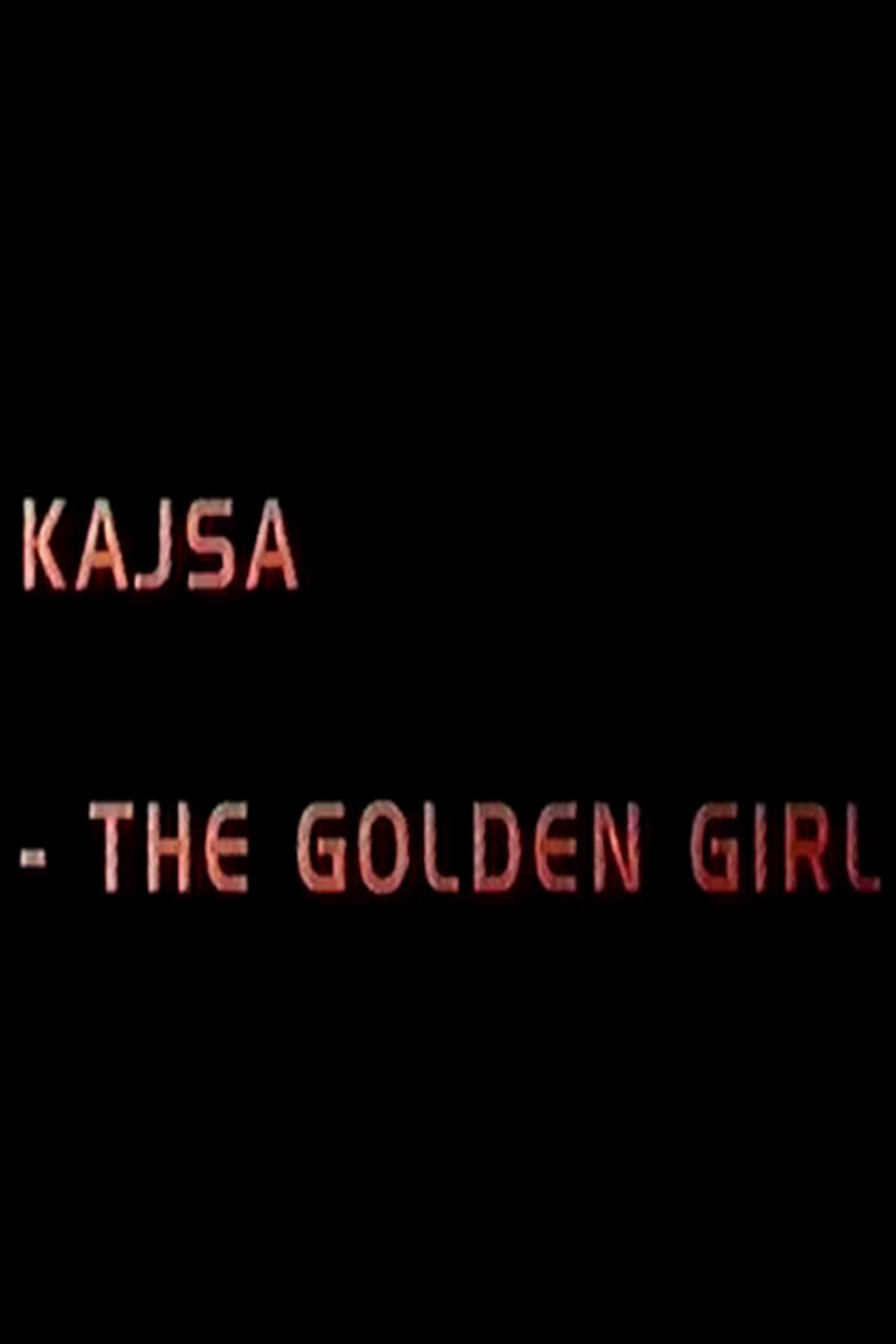 Kajsa - the golden girl Backdrop