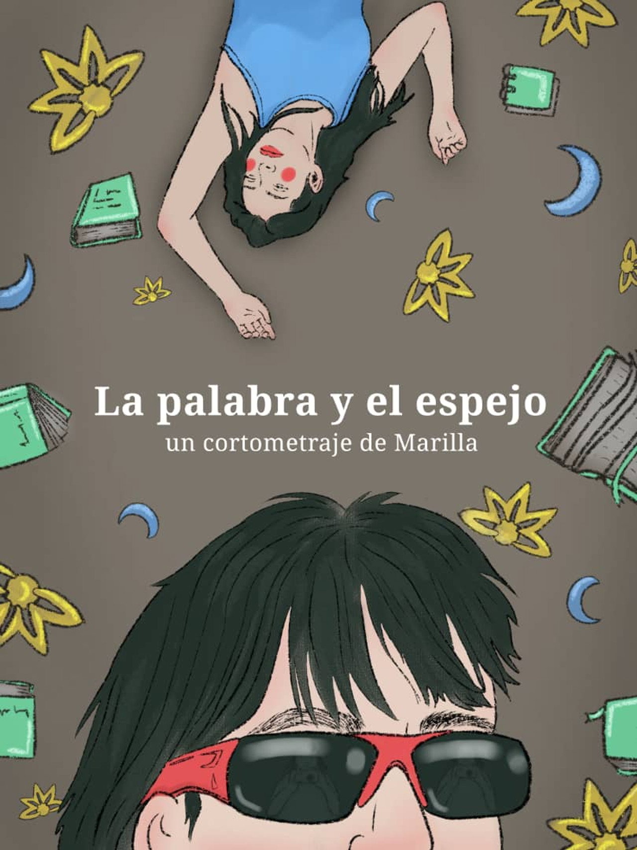 La palabra y el espejo Backdrop
