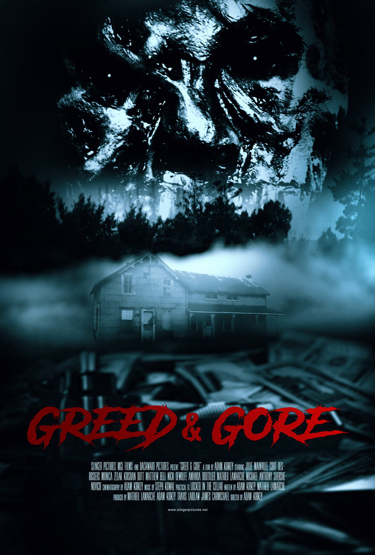 Greed & Gore filmaffisch