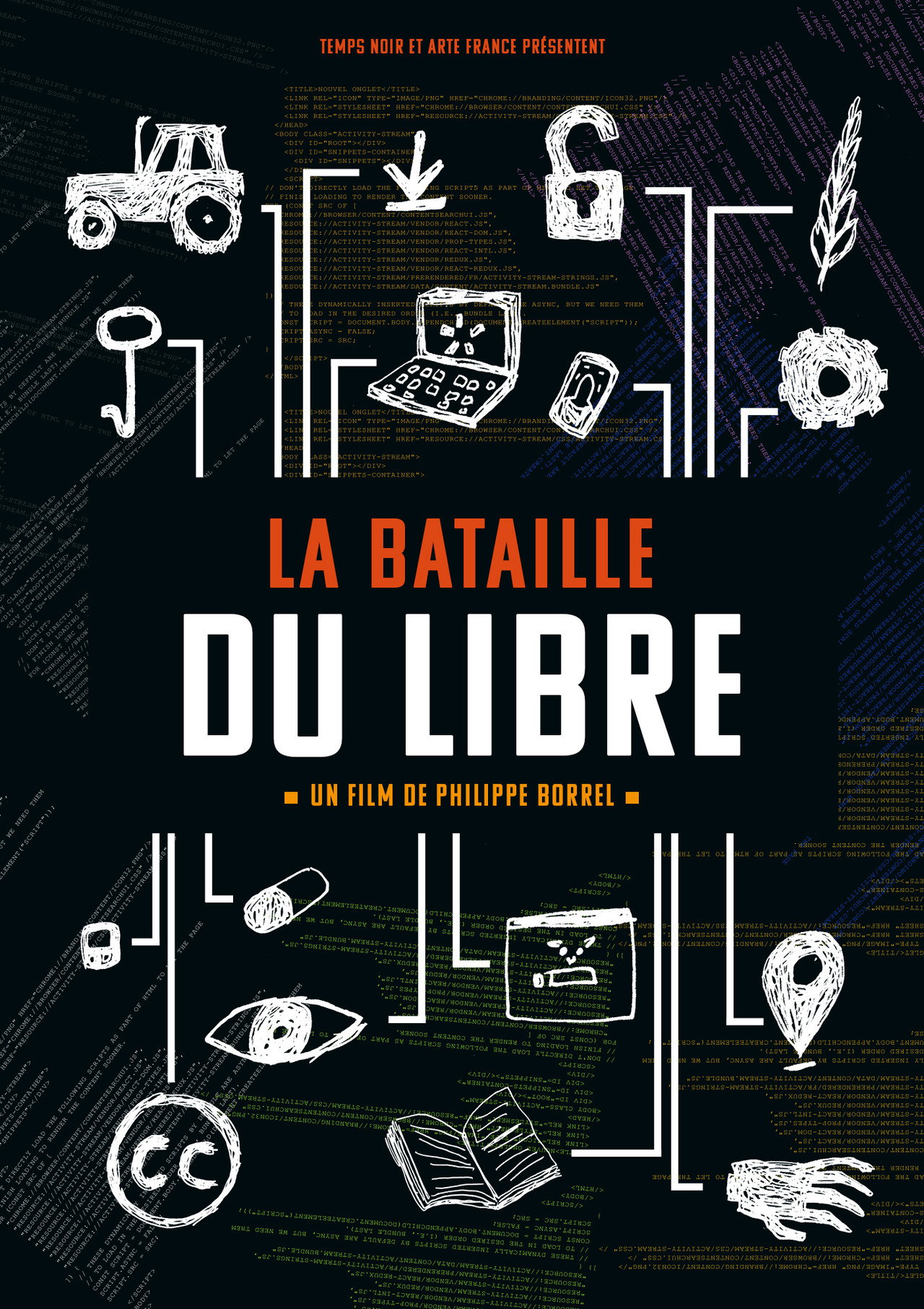 La bataille du libre filmaffisch