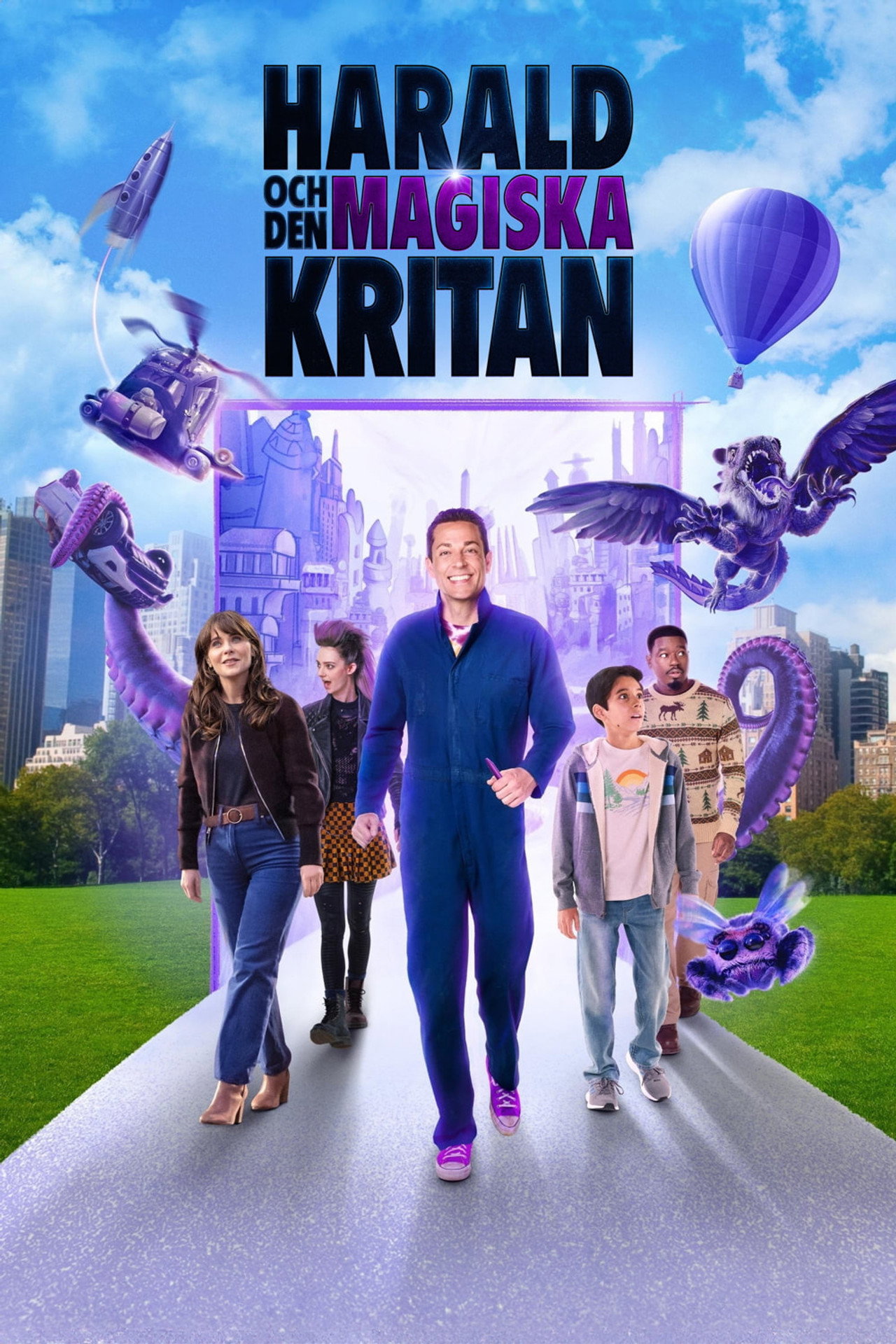 Harald och den magiska kritan filmaffisch