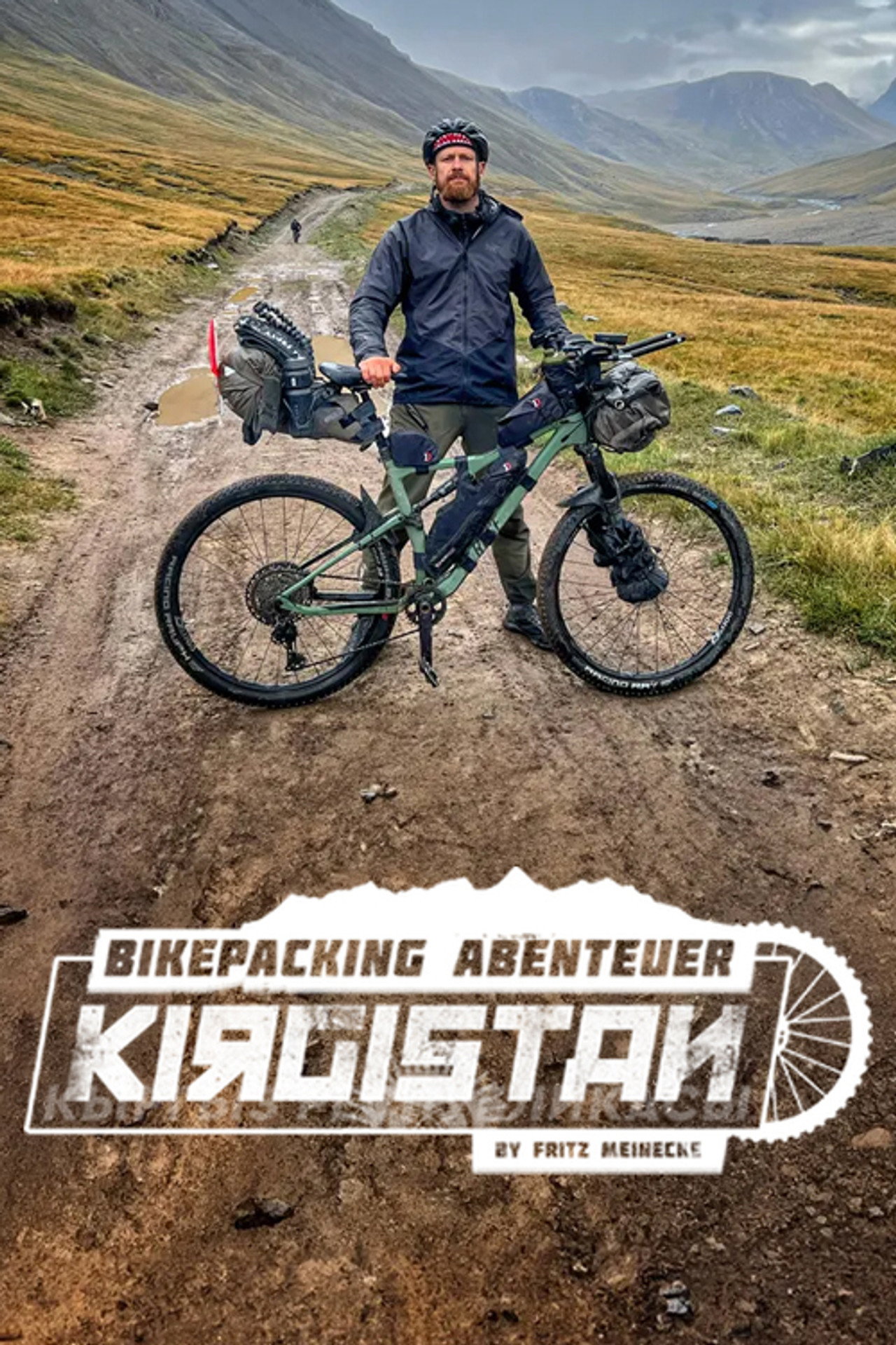 Bikepacking Abenteuer - by Fritz Meinecke affisch