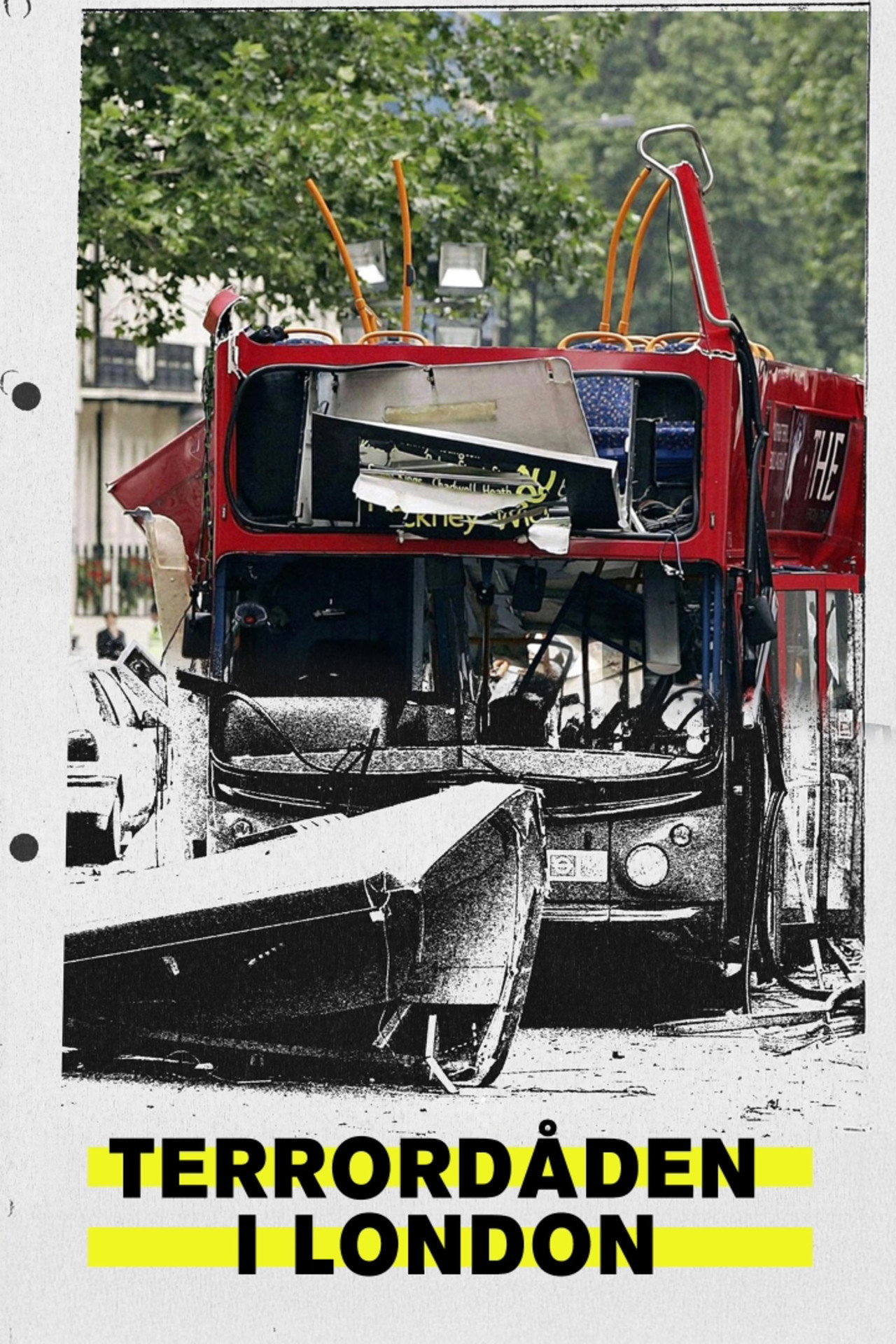 Terrordåden i London affisch