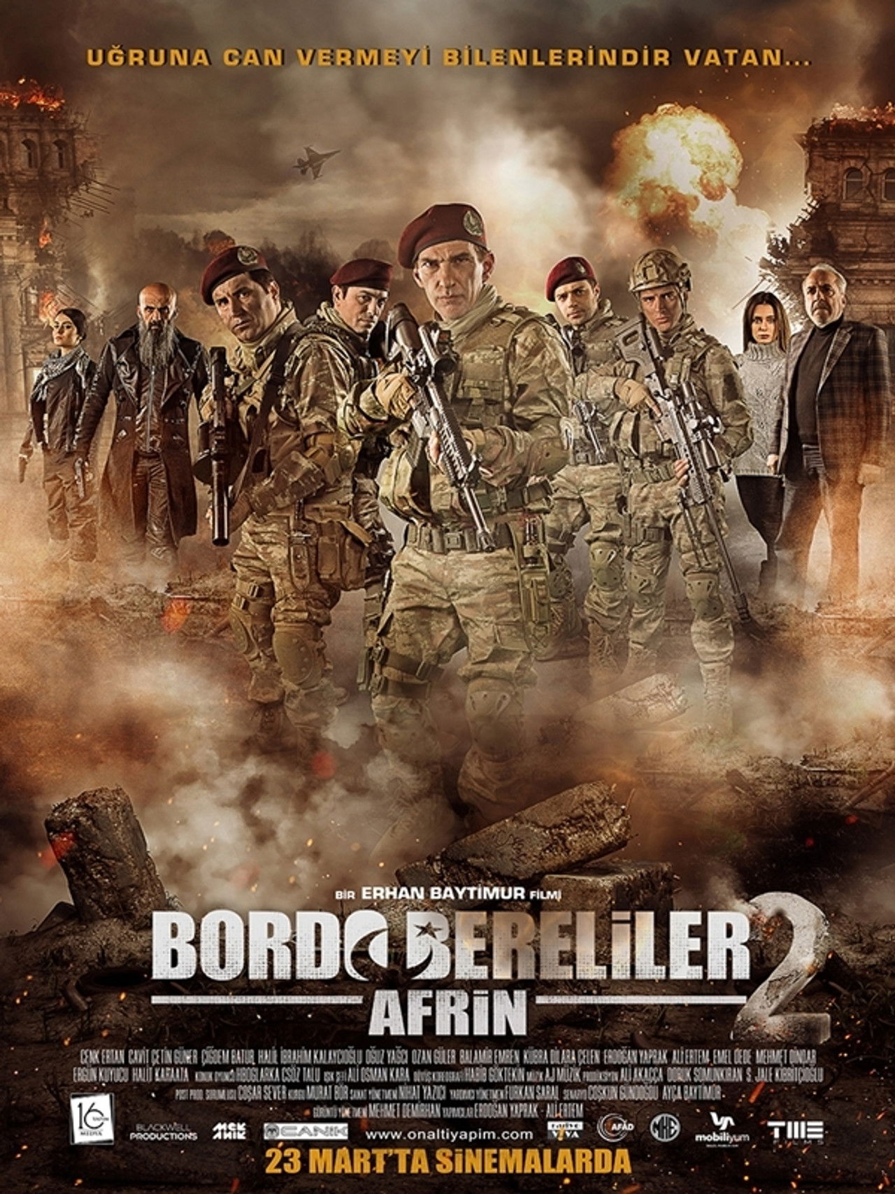 Bordo Bereliler 2: Afrin Backdrop