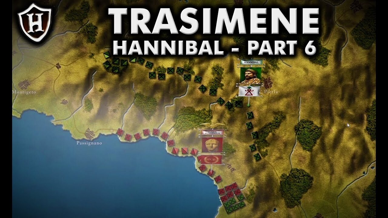 Battle of Lake Trasimene, 217 BC ⚔️ Hannibal (Part 6) - Second Punic War